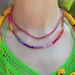 Men And Women's Jewelry Hip Hop New 5mm Color Zircon Tennis Chain Hip Hop Necklace Tennis Chain_ipsvogv.com