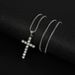 New Full Diamond Cross Pendant Personalized Hip Hop Minimalist Men's Necklace_ipsvogv.com