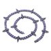 Hip Hop New 5mm Purple Zircon Inlaid Tennis Chain Black Panther Men's Necklace_ipsvogv.com