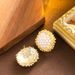 French Style Light Luxury Elegant Irregular Geometric Circular Rice Grain Pearl Feminine Temperament Simple And_ipsvogv.com
