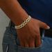 Personalized hip-hop jewelry, American inlaid men's bracelet, versatile and stylish bracelet accessories_ipsvogv.com