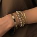 Personalized geometric multi-element rhinestone set bracelet retro simple copper hand claw chain bracelet jewelry_ipsvogv.com