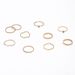 Instagram Fashion Personalized Internet Red For Women, Super Immortal, Cold Wind Pearl Index Finger Joint Ring Set Of 10_ipsvogv.com