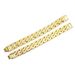 Men's Jewelry Hand Accessories Hiphop 3D Smooth Wide Gold Trendy Bracelet_ipsvogv.com