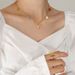 Fashionable Creative Design Sense, Niche Personality, Versatile Accessories, Freshwater Pearl, Gold-plated Peach Heart,_ipsvogv.com
