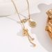 Titanium Steel Colorless Chinese Style Lucky Gourd Necklace ins Light Luxury and Advanced Design Joyful Collar Chain_ipsvogv.com