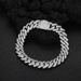 Men's Jewelry Set Fashion Flip Buckle Diamond Cuban Bracelet Trendy Brand Personality Hip Hop Zircon Men's Bracelet Jewelry_ipsvogv.com
