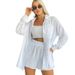 Women's Clothing long-sleeved shorts loose casual _ipsvogv.com
