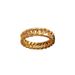 Geometric Hollow Cuban Chain Couple's Titanium Steel Ring, Niche Design, High-end Handmade Accessory_ipsvogv.com
