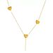Fashionable Stainless Flower Starfish Heart Tassel Pendant Necklace, Fashionable Titanium Steel Non Fading Four Leaf_ipsvogv.com
