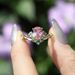 independently Developed A New Women's Colored Diamond Ring Instagram Internet Famous Alloy Inlaid With Water_ipsvogv.com