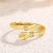 Cao Shi Creatively Embraces With Both Hands, And Opening Of The Embrace Adjustable. The Ring Is A Commemorative Gift For_ipsvogv.com