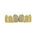 Unisex Jewelry Fashion Micro inlaid zirconium gold teeth hip hop hit funny dentures braces accessories nightclub rap personality jewelryHIPHOP tooth_ipsvogv.com