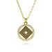 New Products Ins Style Hot Selling Fashion Personality Micro Inlaid Round Female Pendant Necklace_ipsvogv.com
