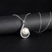 S925 Silver Natural Freshwater Pearl Necklace Fashion Light Luxury Ins Personality Temperament Clavicle Chain Sterling Silver Necklace Pendant_ipsvogv.com
