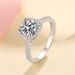 Pure Silver Square Bag, Moissanite Ring, Women's Niche, High-end, Light Luxury Jewelry, Jewelry_ipsvogv.com