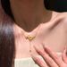 999 Sterling Silver Necklace Women's Color Spirit Snake Safety Buckle Pendant Niche Design Temperament Collarbone Chain_ipsvogv.com