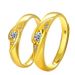 Vietnamese Couple Opening Flowing Line Ring, Gold-plated Men's And Women's Ring_ipsvogv.com