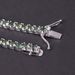 Light Luxury Green Gemstone Bracelet 3/4/5mm Tennis Chain S925 Sterling Silver Inlaid With Cultivated Green Spinel Bracelet For Women_ipsvogv.com