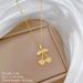 Cherry 【 】 Zircon Light Luxury Charm Gorgeous Full Diamond Necklace Women's Versatile Clavicle Titanium Steel Chain 【 】_ipsvogv.com