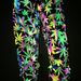Men's Clothing colorful leaf reflective pants men and women colorful reflective trousers nightclub hip hop leggings_ipsvogv.com