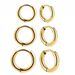 Women’s Jewelry Set Fashionr Supply Retro Fashion Simple Stainless Steel Ear Buckle Versatile Round Hoop Earrings Earrings_ipsvogv.com