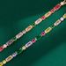 Women's Jewelry Micro Inlaid Colored Zircon Claw Chain Niche Design Chain Bracelet Female Fashion All Match Hand Jewelry_ipsvogv.com