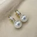 Stud Classic Pink Women Fashion Crystal Round Designer White Pearl Earrings Wedding Jewelry_ipsvogv.com