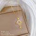 】 Planet 【 Galaxy Light Luxury Charm Gorgeous Full Diamond Necklace Women's Versatile Clavicle Titanium Steel Chain 【 】_ipsvogv.com