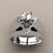 creative Heart-shaped Simulation For Women's Fashion Engagement Ring Set_ipsvogv.com
