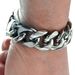 Men stainless steel 15mm Width Cuban Bracelet 19cm 20cm 21cm 22cm 23cm 24cm_ipsvogv.com