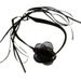 2024 New Choker Necklace For Women, Lace Black Necklace, Light Luxury Niche Wine Red Velvet Camellia Clavicle Chain_ipsvogv.com