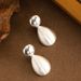 Fashionable And Minimalist Metal Feng Shui Drip Design Pendant Earrings, Women's Light Luxury Temperament, Personalized_ipsvogv.com