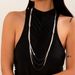 Long Multi-layer Woven Flat Snake Bone Chain Necklace Women's 2025 New Niche Design Fashion Travel Photography With Jewelry Tide_ipsvogv.com
