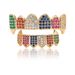 Hip Hop Gold Braces Canine Color 6 Colors Micro Inlaid Zircon Gold Teeth Dress Up Accessories_ipsvogv.com