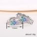 Cao Shi's Colorful Zircon Earrings Are A Fashionable And Sweet Accessory For Women's Daily Wear, Selling Well_ipsvogv.com