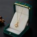 2023 New Temperament Four Leaf Flower Diamond Necklace Women's Titanium Steel Lip Chain Cute Independent Packaging_ipsvogv.com