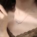 New Wing Water Drop Lace Pendant Necklace Women Clavicle Choker Cross Chain Jewelry Valentine's Day Gift For Girlfriend_ipsvogv.com
