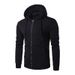 Men's Clothing warm sweatshirt hooded zipper sweatshirt men's slim sports casual sweatshirt_ipsvogv.com