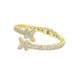 Women's Jewelry Hip Hop Butterfly Zircon Cuff Bracelet For Women, Fashion Statement Boho Chic Bangle, Adjustable Sizes 58mm-62mm_ipsvogv.com