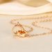 Women's Jewelry Mobius Double Ring Necklace Light Luxury Temperament Fashion All Match Personality Niche Clavicle Chain_ipsvogv.com
