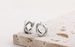 Women’s Jewelry Set Fashion Ear Buckles Fashion Circle Earrings Temperament Gold And Silver Three Dimensional Earrings Earrings_ipsvogv.com