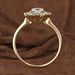 creative Studded Snowflake Ring, Women's Simulated Diamond Ring Plated With Rose Gold_ipsvogv.com