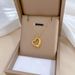 【 Full Body Titanium Steel 】 Plain Ring Love Furnace Genuine Gold Cold Necklace For Women's Ins Mesh Red Collarbone_ipsvogv.com