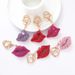 European And American Style New Lip Spray Paint Car Keychain Pendant Metal Inlaid Diamond Bag Pendant_ipsvogv.com