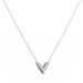 Minimalist Gold Niche Luxury V-letter Necklace, Women's Collarbone Sweater Chain, Internet Famous Non Fading Accessory_ipsvogv.com