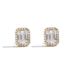 Women's Jewelry Hip Hop Rectangular Earrings Copper Material Full Of Zirconium Personality Earrings Ins Hot Rap Accessories New Earrings_ipsvogv.com