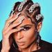 Fashionable trendy rhinestone dreadlocks headband trendy ladies hip hop personality braided rhinestone hairpin Head_ipsvogv.com