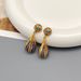 trendy water drop carved enamel Chinese a sense of luxury, niche, and high-end. Light luxury ancient style earrings with_ipsvogv.com