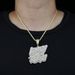 Hip Hop English Letter Loyalty Over Royalty Full Diamond Men's And Women's Hiphop Pendant_ipsvogv.com